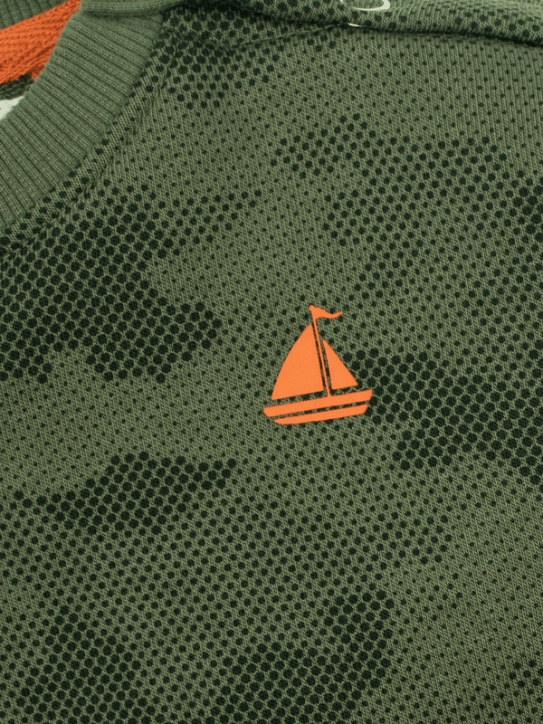 Stone Harbor MINI BOY'S GREEN CAMO SWEATSHIRT