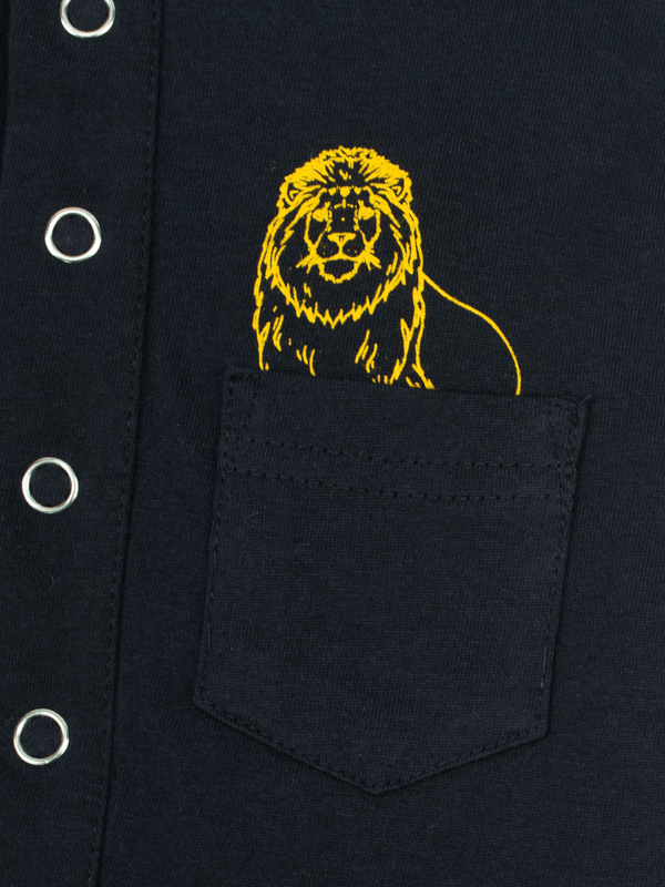 Stone Harbor MINI BOY'S NAVY SLEEVELESS ROMPER