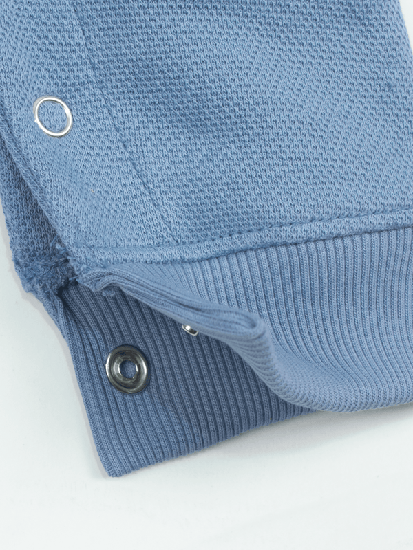 Stone Harbor MINI BOY'S SKY BLUE HOODED ROMPER