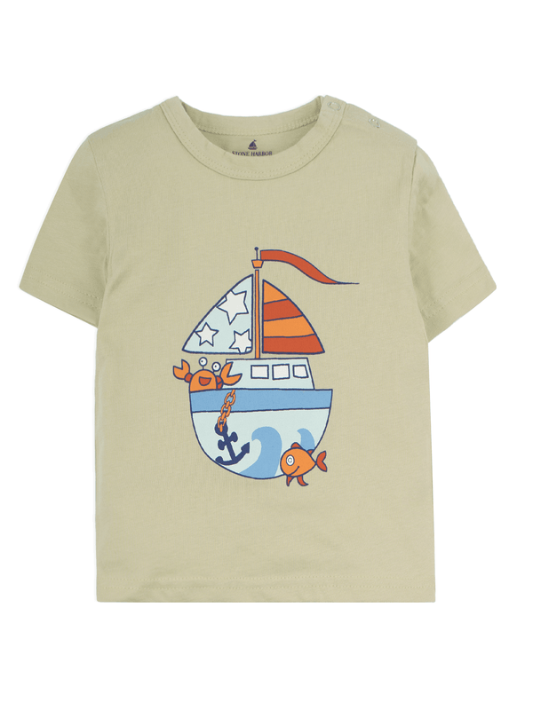 stone harbor MINI BOY'S STONE GRAPHIC T-SHIRT