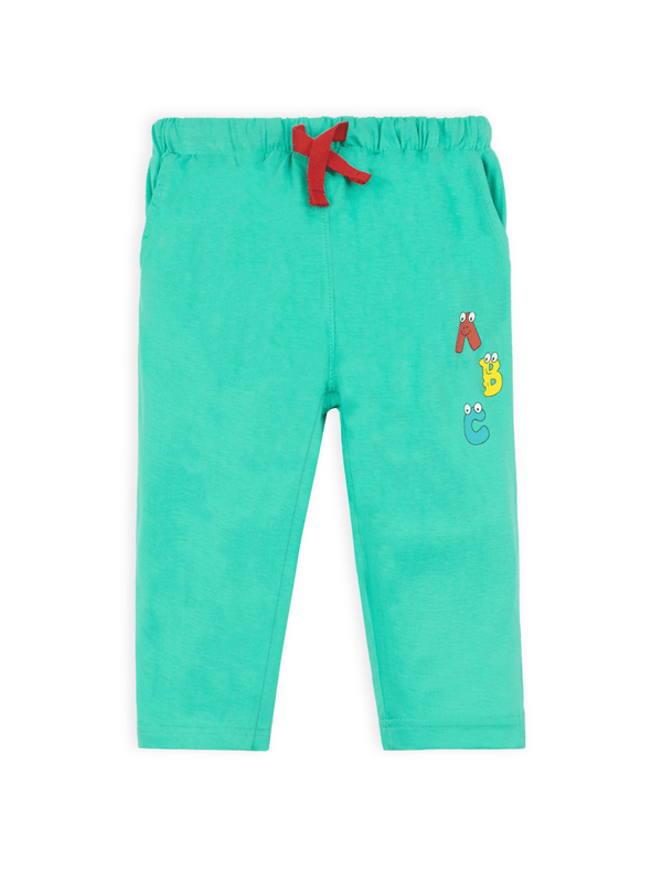 stone harbor MINI GIRL'S AQUA JOGGER TROUSER