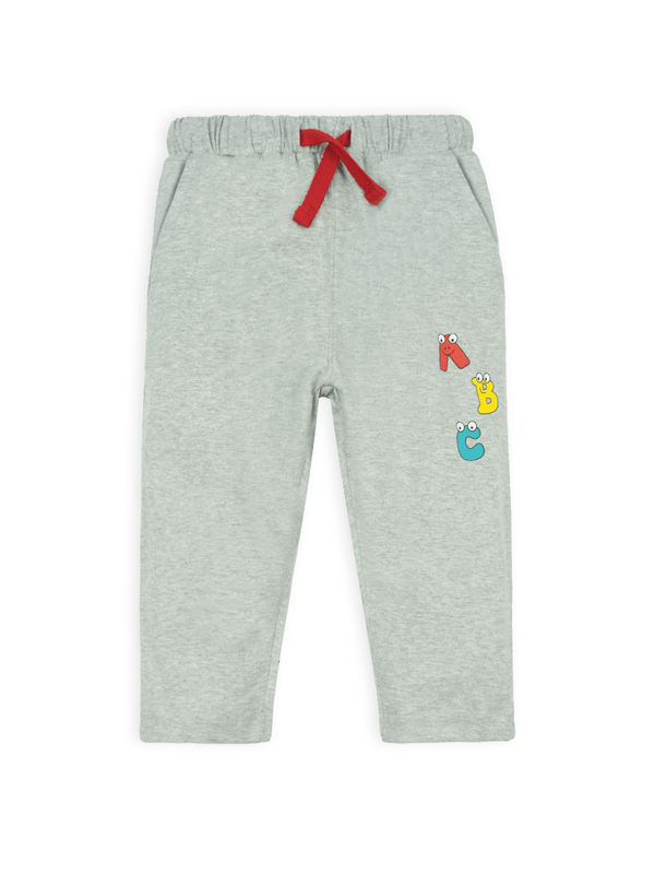 stone harbor MINI GIRL'S GREY JOGGER TROUSER