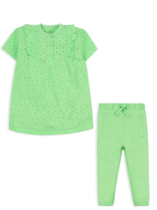 stone harbor MINI GIRL'S PREMIUM MINT SUIT
