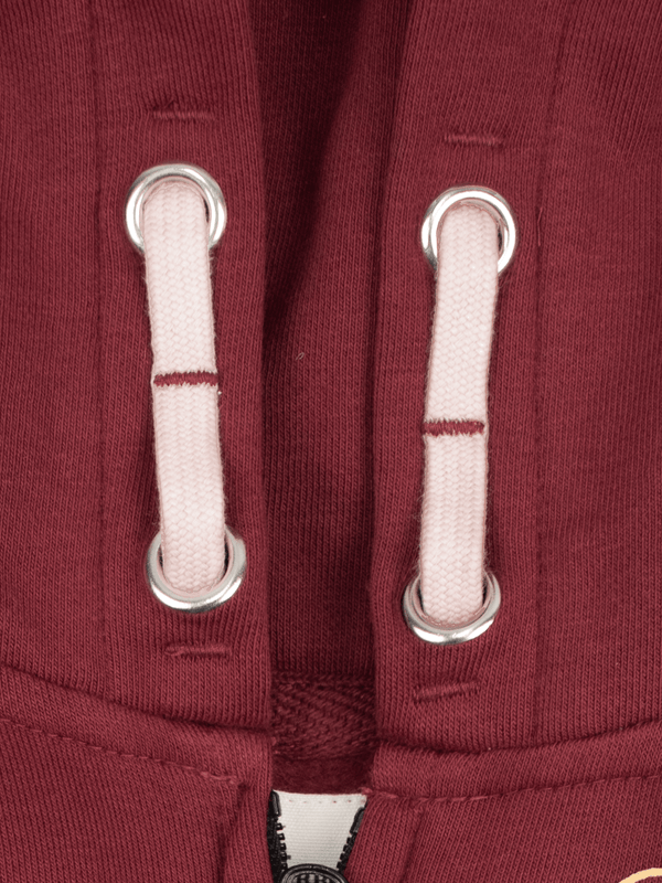 Stone Harbor MINI GIRL'S RED ZIP THROUGH HOODY