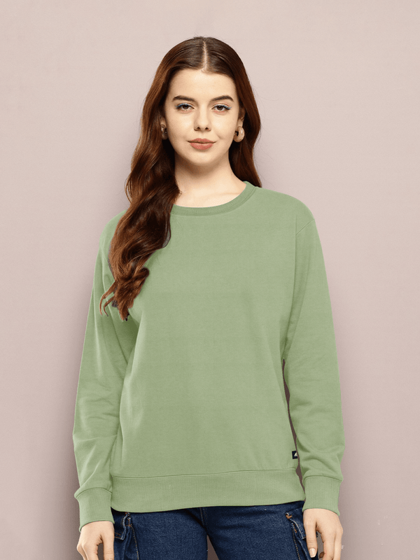 stone harbor WOMEN'S FLEECE SAGE SWEATSHIRT