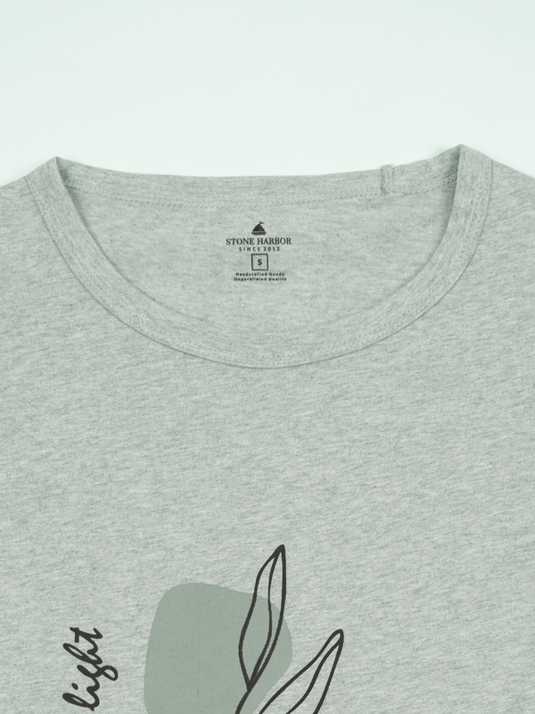Stone Harbor WOMEN'S GREY MARL GRAPHIC SUIT