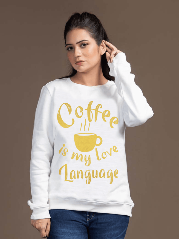 stone harbor WOMEN'S LOVE LANGUAGE SWEATSHIRT