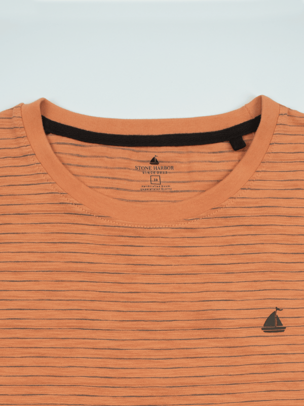 Stone Harbor WOMEN'S ORANGE SIGNATURE T-SHIRT