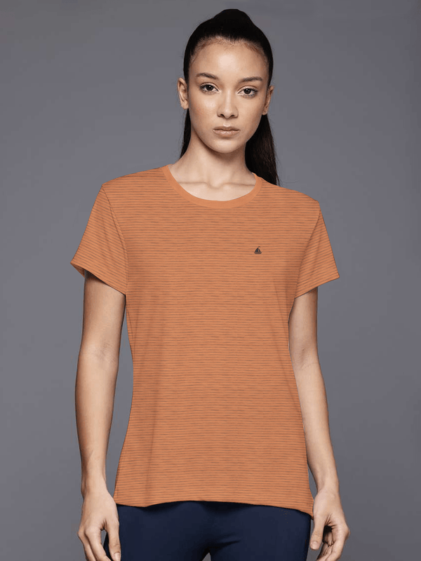 stone harbor WOMEN'S ORANGE SIGNATURE T-SHIRT