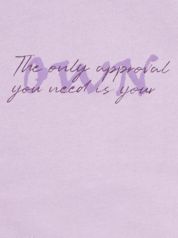 Stone Harbor WOMEN'S PURPLE FLEECE OWN SWEATSHIRT