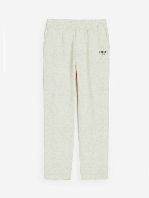 stone harbor WOMEN'S TEXTURED GREY SWEATPANT