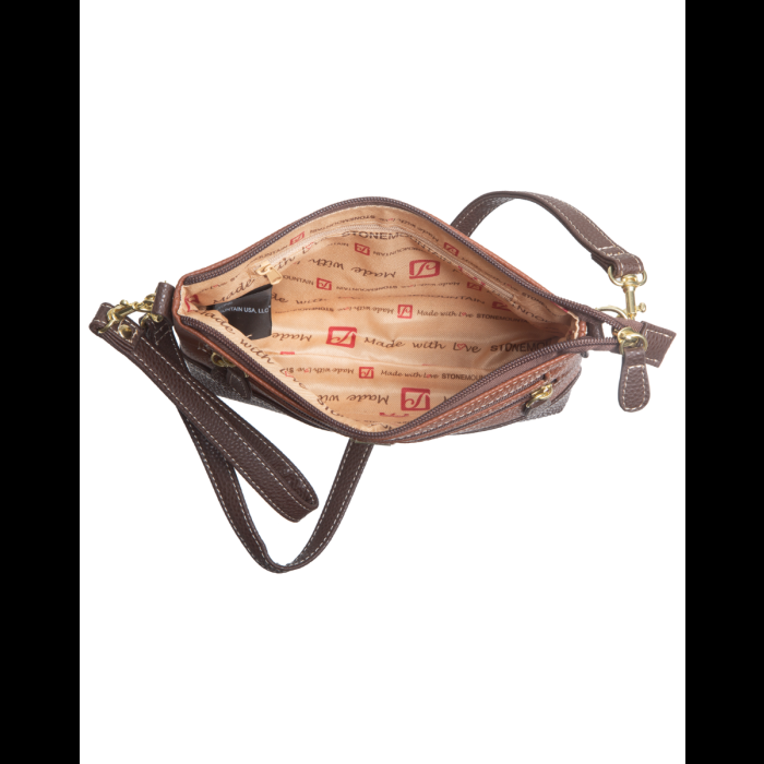 Stone Mountain Cornwall Bonded Pebble Leather E/W 4-Bagger