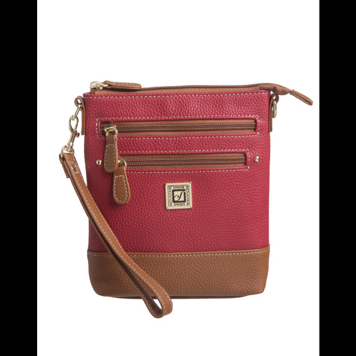 Stone Mountain Cornwall Bonded Pebble Leather N/S 3-Bagger