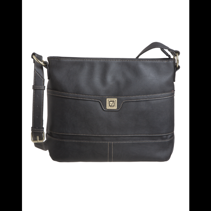 Stone Mountain Crunch Bonded Leather Boat Bottom Hobo