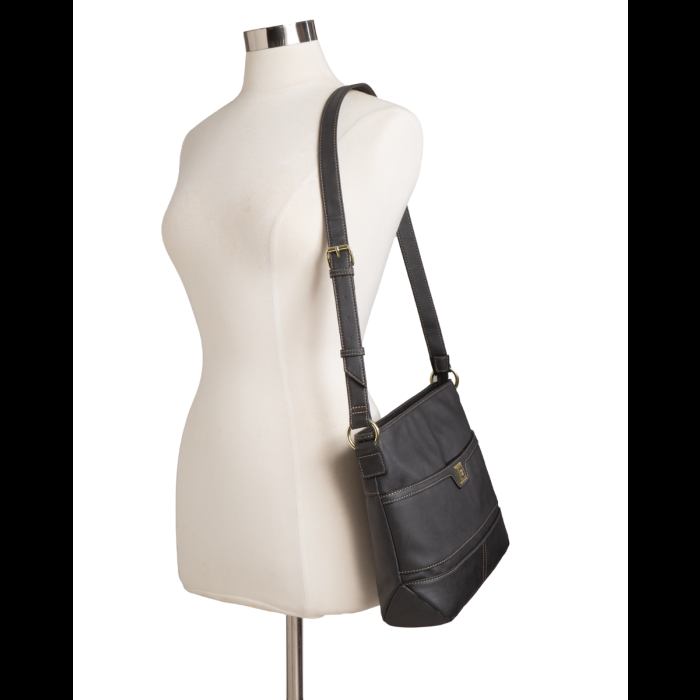 Stone Mountain Crunch Bonded Leather Boat Bottom Hobo