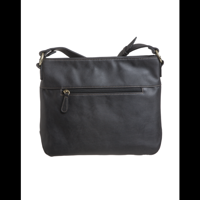 stone mountain Crunch Bonded Leather Boat Bottom Hobo