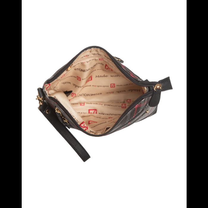 stone mountain Highland Plaid Bonded Leather E/W 4-Bagger