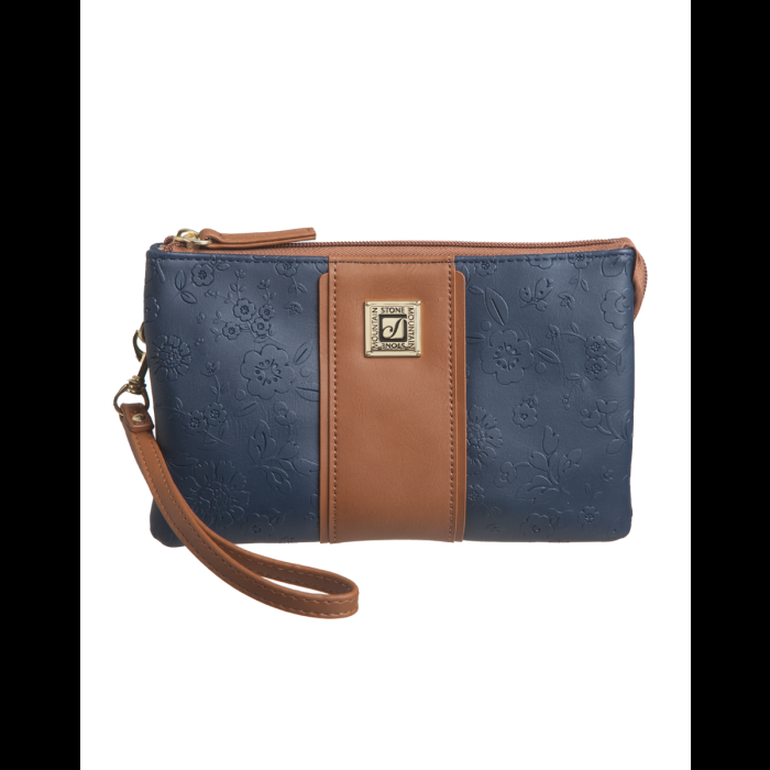 Stone Mountain Nubuck Embossed Bonded Leather Spring Bloom Trifecta