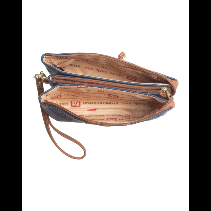 stone mountain Nubuck Embossed Bonded Leather Spring Bloom Trifecta