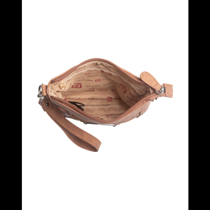 stone mountain Nubuck Faux Leather N/S 3-Bagger-Black