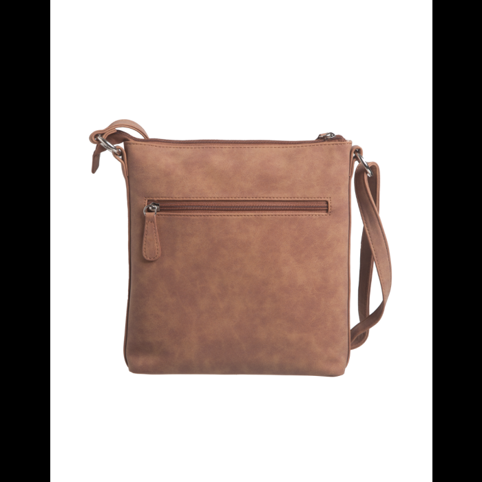 Stone Mountain Nubuck Perforated Faux Leather Front Flap C/B