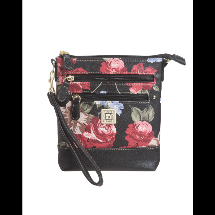 Stone Mountain Pebble Bonded Leather Rose Bloom N/S 3-Bagger