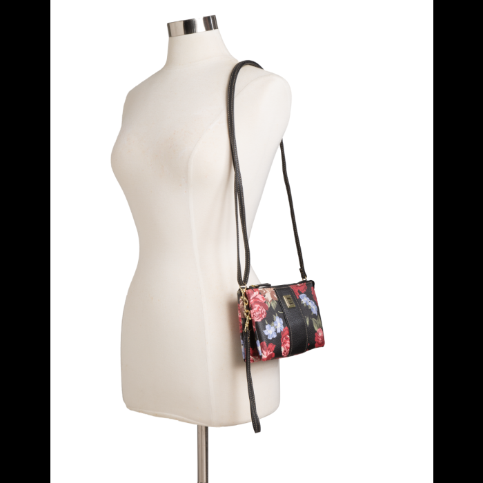 Stone Mountain Pebble Bonded Leather Rose Bloom Trifecta