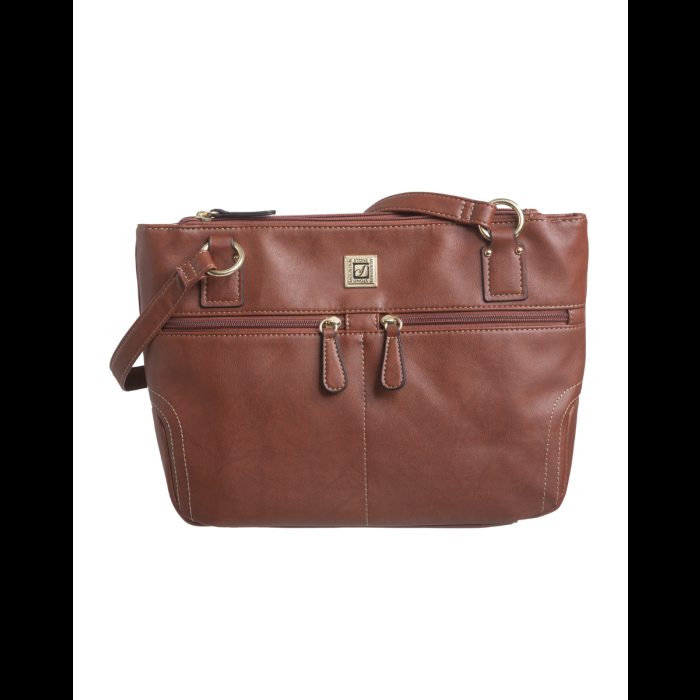 Stone Mountain Crunch Bonded Leather E/W Tote