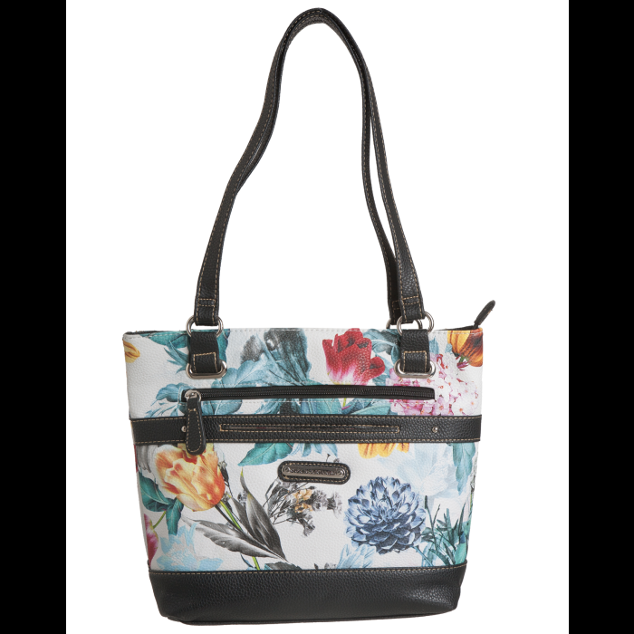 Stone Mountain Printed Floral Leather Tote