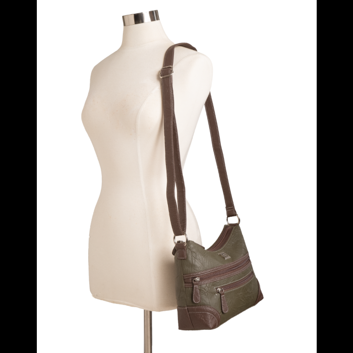 Stone Mountain Washed Leather Irene Hobo