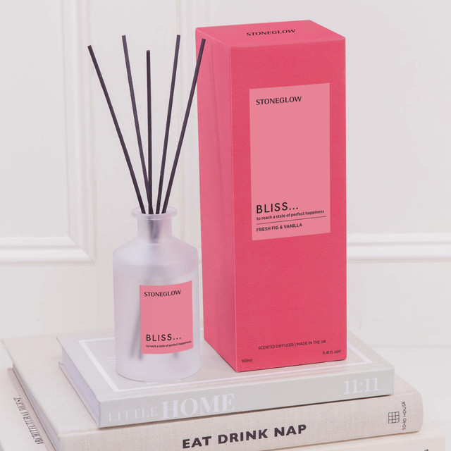 Stoneglow Affirmations - Bliss - Fresh Fig & Vanilla - Scented Reed Diffuser 160ml