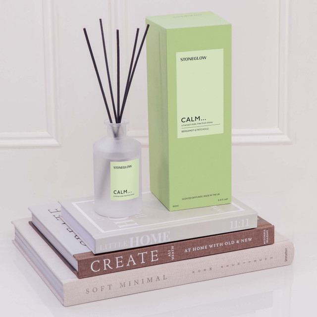 Stoneglow Affirmations - Calm - Bergamot & Patchouli - Scented Reed Diffuser 160ml