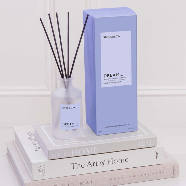Stoneglow Affirmations - Dream - Lavender & Geranium - Scented Reed Diffuser 160ml