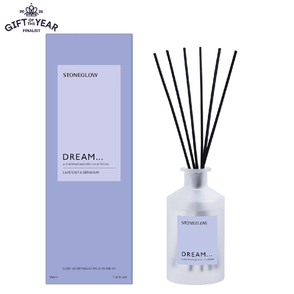 stoneglow Affirmations - Dream - Lavender & Geranium - Scented Reed Diffuser 160ml