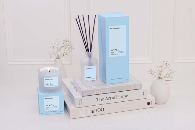 Stoneglow Affirmations - Hope - Rock Salt & Citrus - Scented Reed Diffuser 160ml