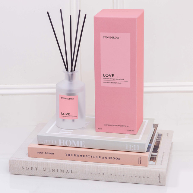 Stoneglow Affirmations - Love - Gardenia & Sweet Pear - Scented Reed Diffuser 160ml