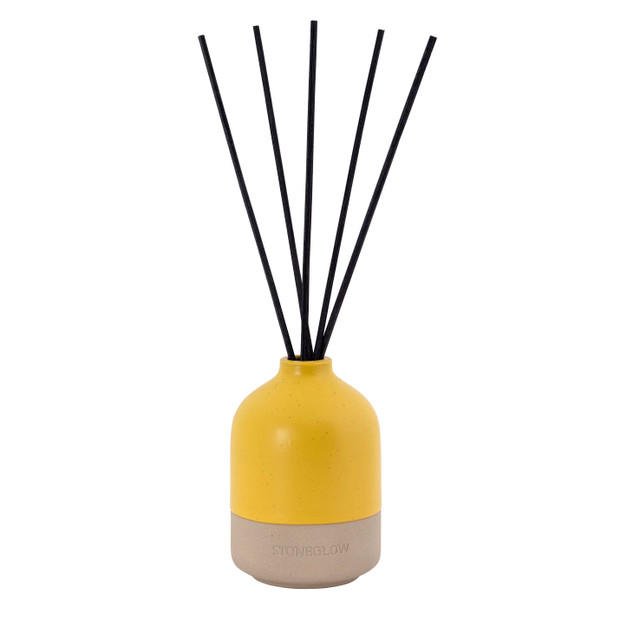 Stoneglow Elements - Energy - Yellow Ceramic Diffuser Pot
