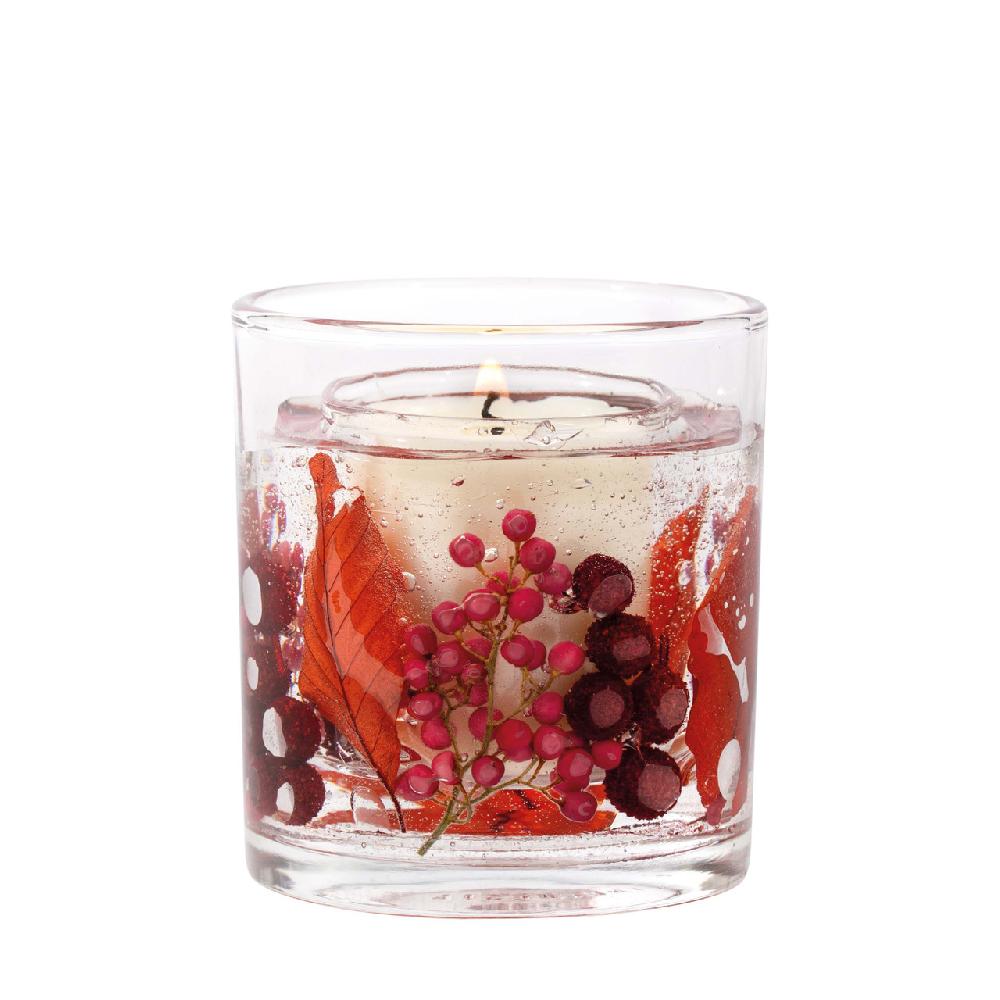 stoneglow Elements - Fire - Red Pepper & Cardamom - Gel Botanical Scented Soy Wax Candle Tumbler (90 x 80mm)