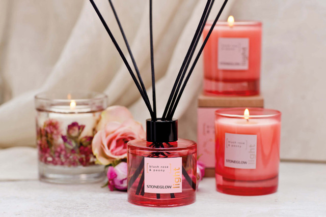 Stoneglow Elements - Light - Blush Rose & Peony - Scented Reed Diffuser 100ml