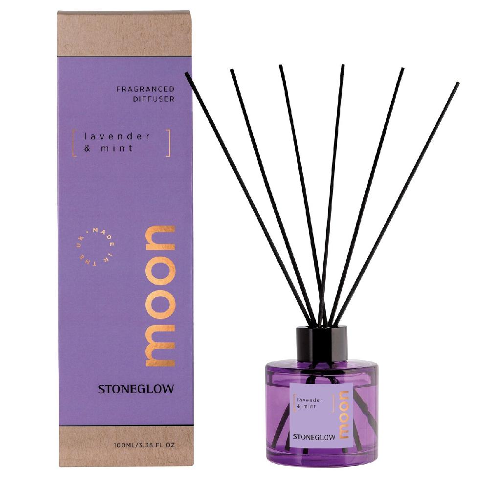 stoneglow Elements - Moon - Lavender & Mint - Reed Diffuser 100ml