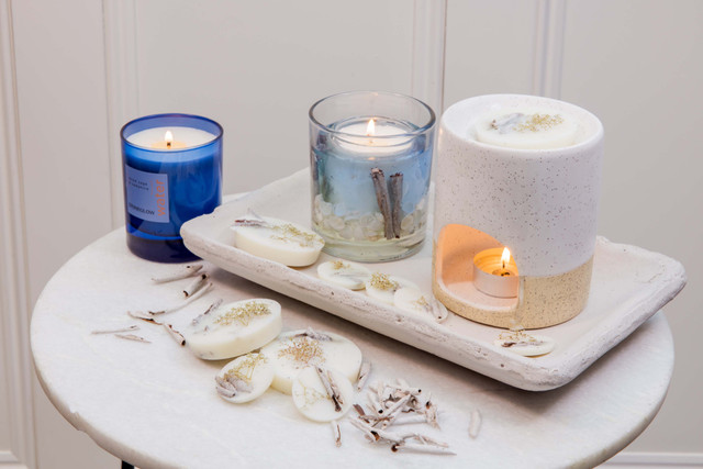 Stoneglow Elements - Water - Wood Sage & Samphire - Botanical Scented Soy Wax Melts (124g)