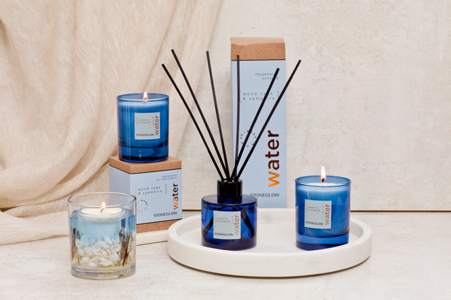 Stoneglow Elements - Water - Wood Sage & Samphire - Reed Diffuser Refill 210ml