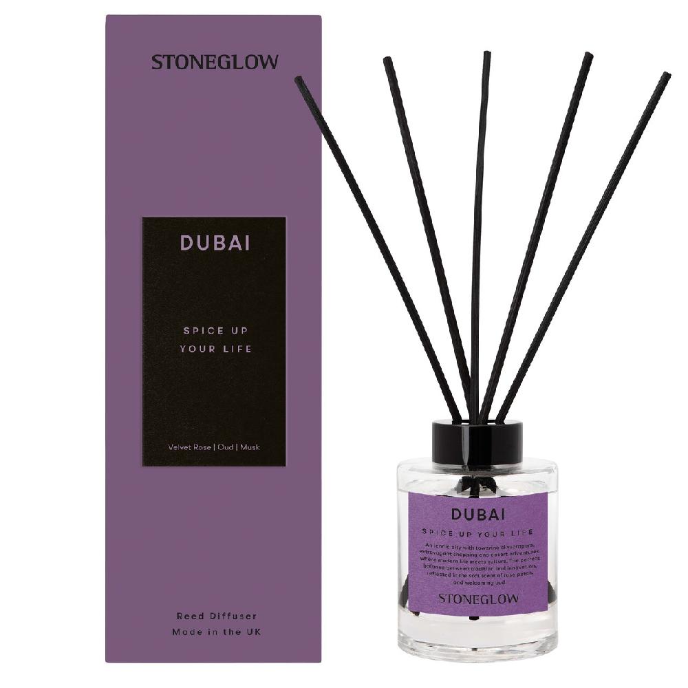 stoneglow Explorer - Dubai - Spice Up Your Life - Scented Reed Diffuser 150ml