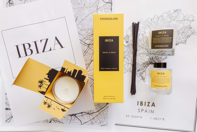 Stoneglow Explorer - Ibiza - Rock & Rose - Scented Reed Diffuser 150ml