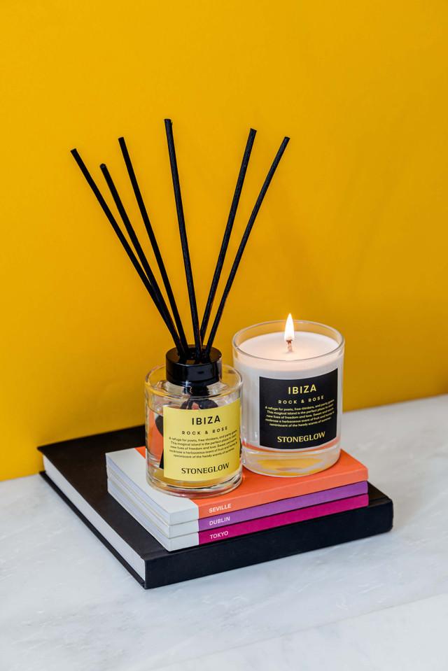 Stoneglow Explorer - Ibiza - Rock & Rose - Scented Reed Diffuser 150ml
