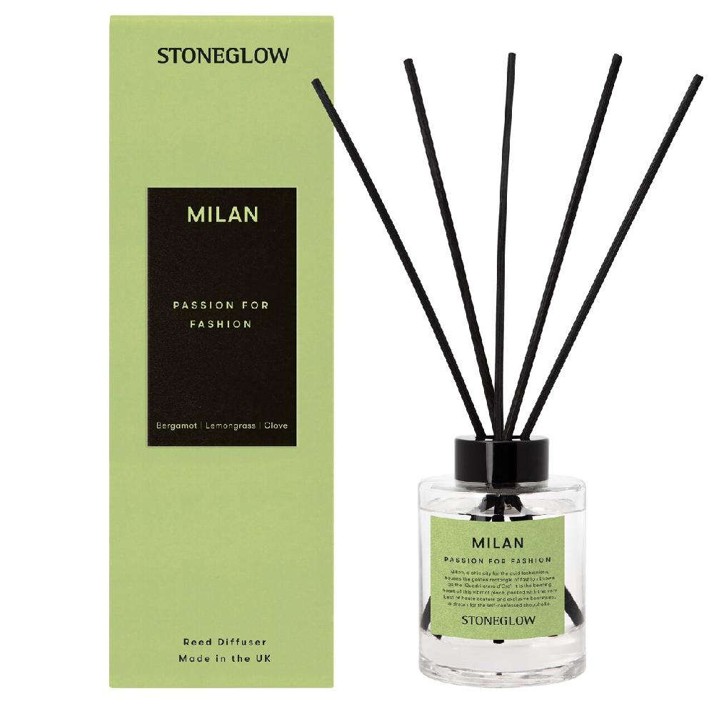 stoneglow Explorer - Milan - Passion For Fashion - Scented Reed Diffuser 150ml