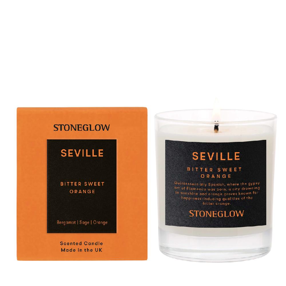 stoneglow Explorer - Seville - Bitter Sweet Orange - 220gm Soy Wax Scented Candle