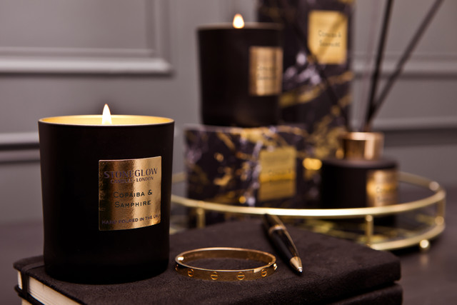 Stoneglow Luna - Copaiba & Samphire - Scented Candle - Boxed Tumbler