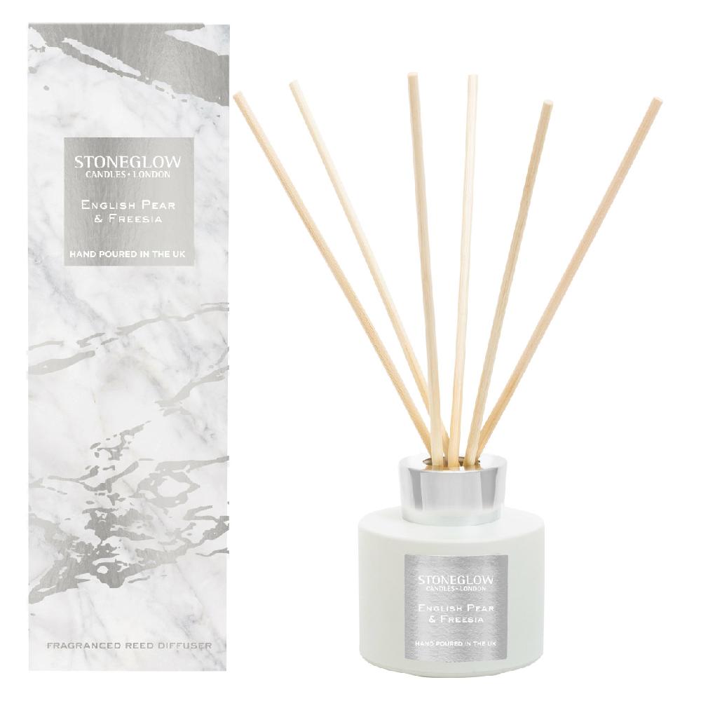 stoneglow Luna - English Pear & Freesia - Scented Reed Diffuser 120ml
