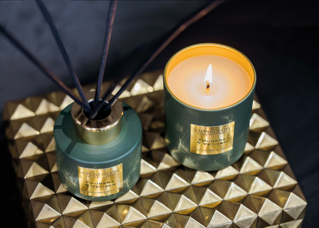 Stoneglow Luna - Fougere & Vetiver - Scented Candle Tumbler (90 X 80mm)